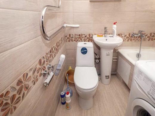 Фото 1 ремонт совмещённого туалета